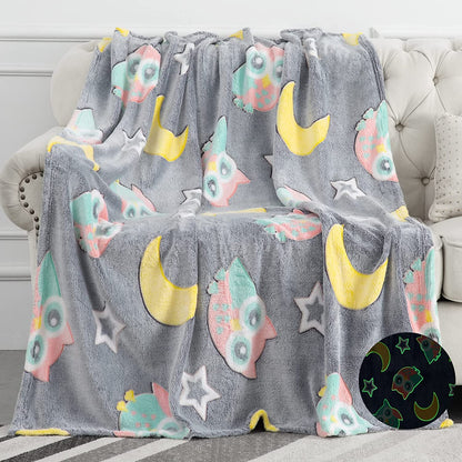 Ghar™ | Cozy Oversized Blanket - Glow in The Dark