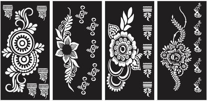 Ghar™ | Henna Stencil Stickers