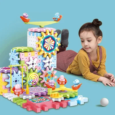 Smart Rotating Building Blocks (101 Pieces & 500+ Designs)