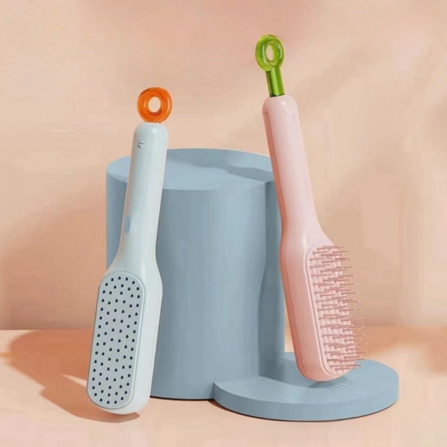 Sleeky™-Self Cleaning Brush| Reduces Hair Breakage & Dandruff