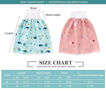 Ghar™- Waterproof Baby Diaper Skirt