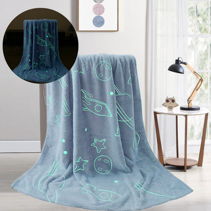 Ghar™ | Cozy Oversized Blanket - Glow in The Dark