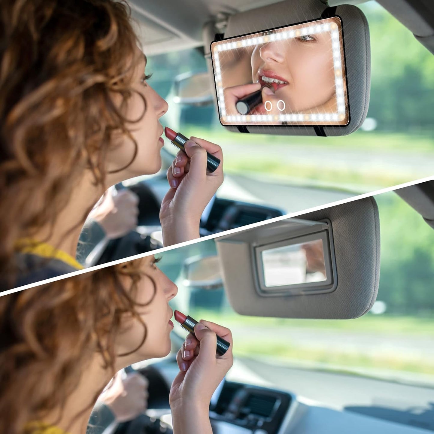 Ghar™ | Car Vanity Mirror